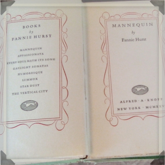 Mannequin by Fannie Hurst 1926 - Picture 2 of 4